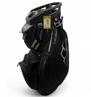 Used Sun Mountain C130 Mens Cart Bag Black 11490-S000265999