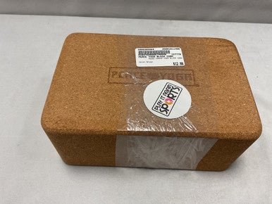 Used PEACE YOGA BLOCK CORK Yoga Block Brown 11490-S000265984