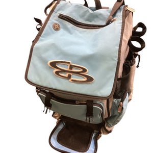 Used BoomBah CAROLINA BLUE ROLL BAG BB/SB Player Wheeled Bag Carolina Blue 11884-S000053131