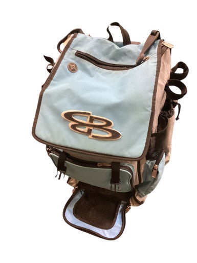 Used BoomBah CAROLINA BLUE ROLL BAG BB/SB Player Wheeled Bag Carolina Blue 11884-S000053131