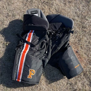 Black Senior Medium Bauer Hockey Pants (Used)