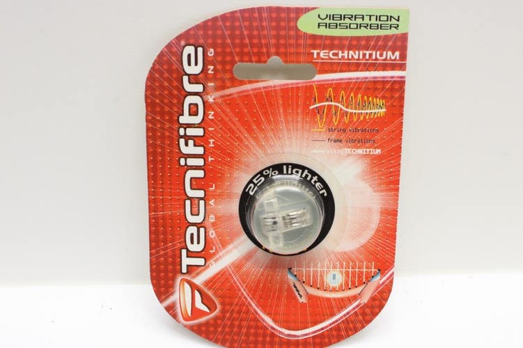 *NOS* 1 PACK TECNIFIBRE "TECHNITIUM" TENNIS RACQUET VIBRATION DAMPENER. #TFA002