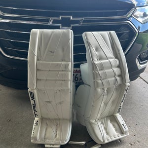 2024 34" True Catalyst 7X3 Goalie Leg Pads (Used)