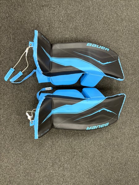 2025 33" Bauer FlyLite Goalie Leg Pads and catch glove Pro Stock (New)