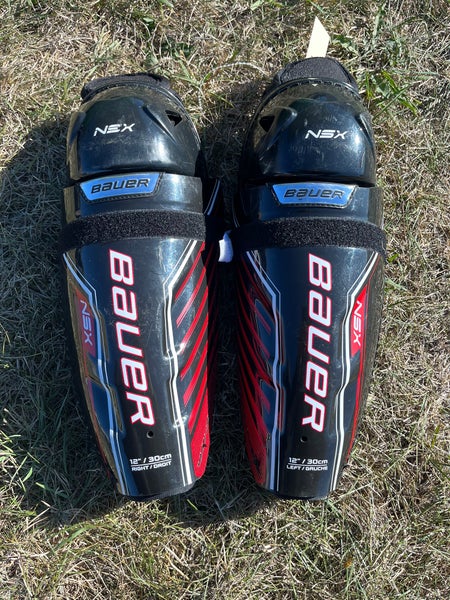 Junior Bauer NSX Shin Pads 12" (Used)