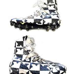 Used Under Armour Adult FB Cleats White Senior 8.5 11860-S000298397