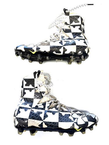 Used Under Armour Adult FB Cleats White Senior 8.5 11860-S000298397