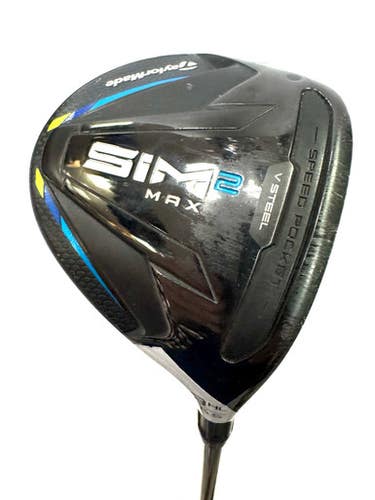 Used Taylormade SIM2 MAX Mens Fairway Wood RH 3 Wood 11860-S000298383
