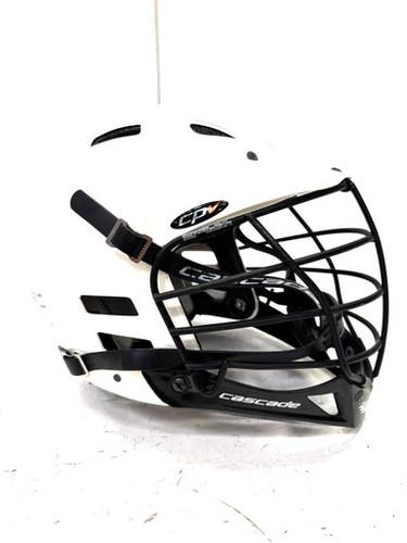 Used Cascade CPV Lacrosse Helmet White One Size 11860-S000298375