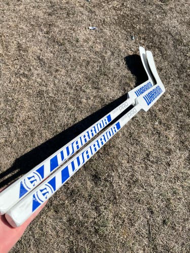 2-Pack Senior Warrior Custom Pro Goalie Stick Regular 26" Paddle Pro Stock Georgiev (Used)