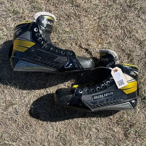 Senior Bauer Supreme 3S Hockey Goalie Skates Regular Width 10 (Used)