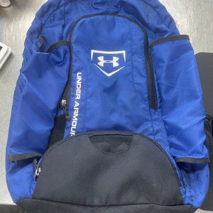 Used Under Armour BACK PACK BB/SB Player Backpack Navy Blue 11497-S000152370