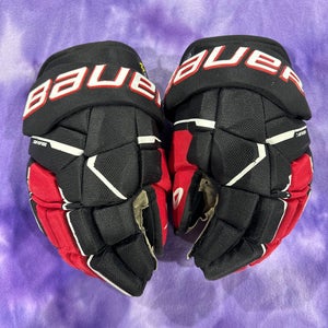Black Senior Bauer Supreme M5 Pro Gloves 14" (Used)