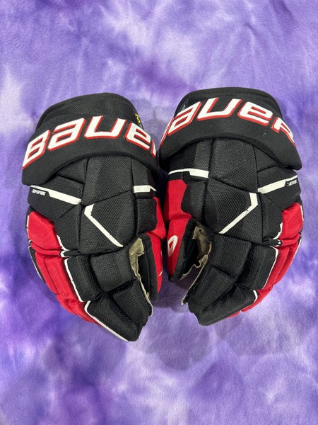 Black Senior Bauer Supreme M5 Pro Gloves 14" (Used)
