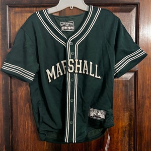 NEW WITH TAGS MARSHALL THUNDERING HERD  BASEBALL  JERSEY SIZE 14-16