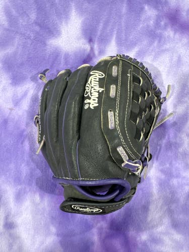 Black Rawlings Highlight RH Softball Glove 11.5" (Used)