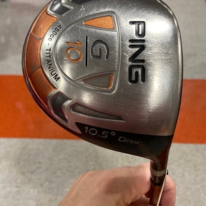Used Men's Ping G10 Draw Right Handed Driver | Stiff Flex | TFC 129 Graphite Shaft