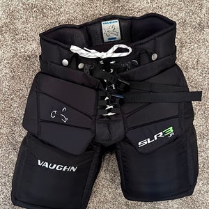 Junior Small Vaughn Ventus SLR3 Hockey Goalie Pants, Black (New, Without Tags)