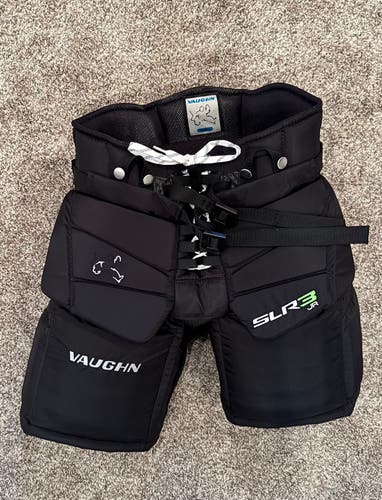 Junior Small Vaughn Ventus SLR3 Hockey Goalie Pants, Black (New, Without Tags)