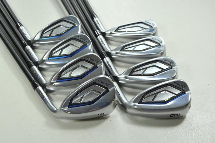 Ping G440 6-W,UW,52*,56* Iron Set Senior Flex Blue Dot Alta CB Graphite # 203257