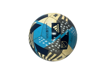 Used Adidas Nativo 21 Size 5 Carolina Blue Soccer Ball 11692-S000142028
