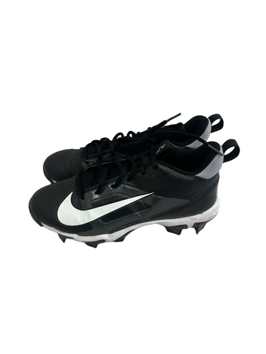 Used Nike Alpha Menace Shark Jr 6 Black Football Cleats 11692-S000142027