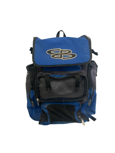 Used BoomBah Black and Royal Blue BB/SB Backpack 11692-S000142013