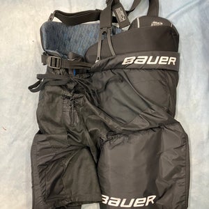 Black Senior Medium Bauer X Hockey Pants (Used)