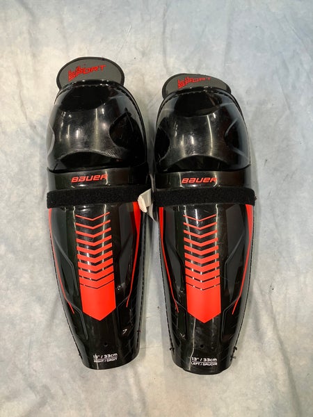 Senior Bauer Lil Sport Shin Pads 13" (Used)