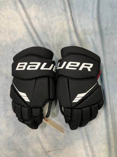 Black Junior Bauer Lil Sport Gloves 12" (Used)