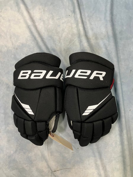 Black Junior Bauer Lil Sport Gloves 12" (Used)