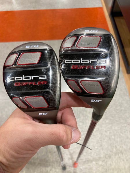 Used Men's Cobra Baffler Right Handed Hybrid Combo Set | 5H & 6H | R Flex | Graphite Shafts