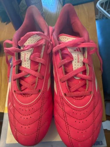 Pink Unisex 3Y (Big Kids / Youth) Adidas Goletto Cleats (Used)