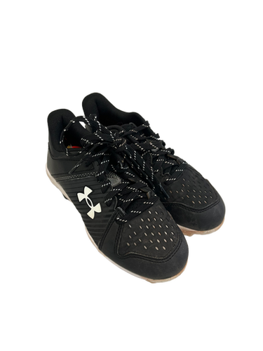 Used Under Armour LEADOFF BB/SB Cleats Black Youth 13.0 11692-S000140099