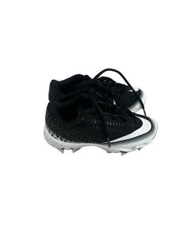 Used Nike VAPOR ULTRAFLY KEYSTONE BB/SB Cleats Black And White Youth 11.0 11692-S000141866