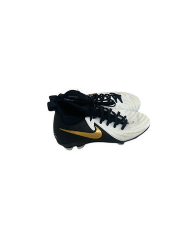 Used Nike PHANTOM LUNA Soccer Cleats Black And White Junior 02.5 11692-S000141870