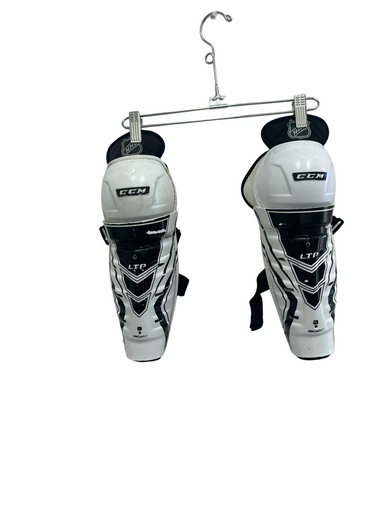 Used CCM LTP Junior Shin Guards White 11" 11692-S000141980