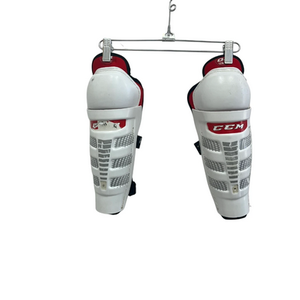 Used CCM 04 LE Junior Shin Guards White 11" 11692-S000141984