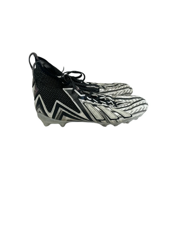 Used Adidas FREAK 23 Adult FB Cleats Black And White Senior 13 11692-S000141990