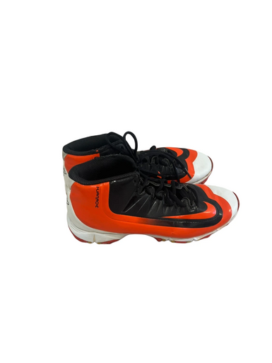 Used Nike HUARACHE 2K FILTH BB/SB Cleats Black And Orange Junior 05.5 11692-S000141773