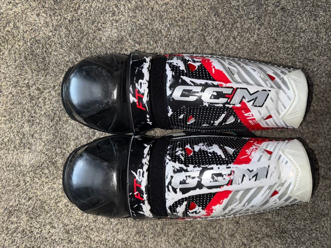Senior CCM Jetspeed FT6 14" Shin Pads (Used)
