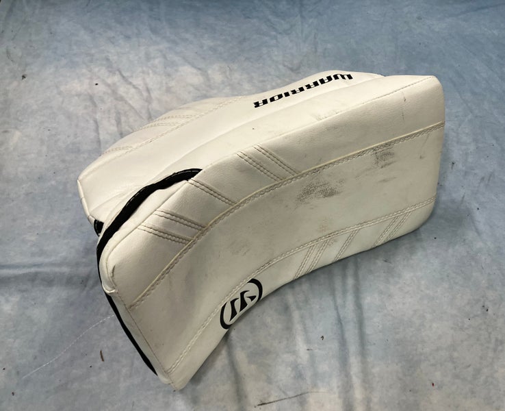 White Senior Warrior Ritual G3 pro Goalie Gloves & Blockers Regular (Used)