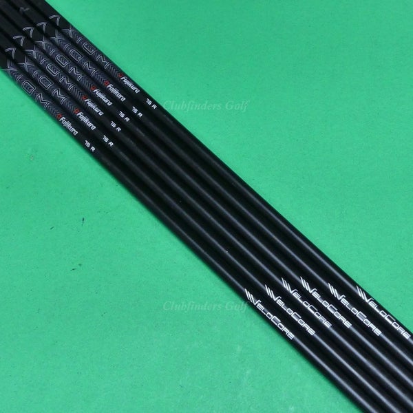 Fujikura Axiom VeloCore 75R .355 Regular Pulled Graphite Iron Shafts SET OF 6