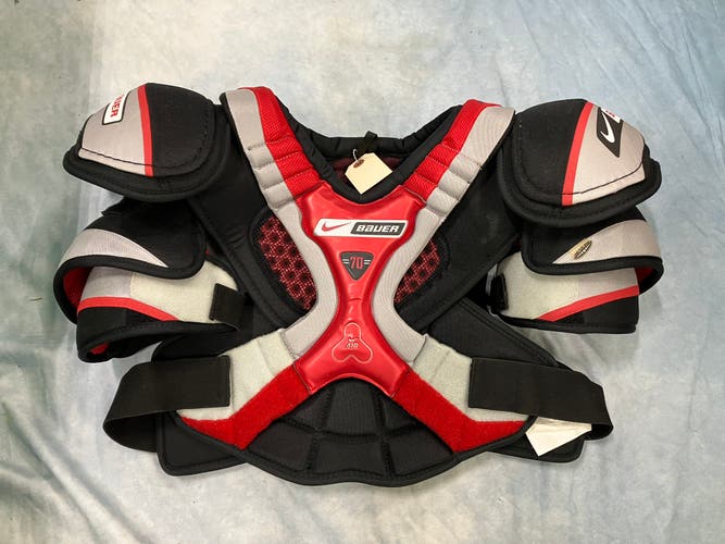 Large Senior Bauer Nike Air70  Shoulder Pads (Used)