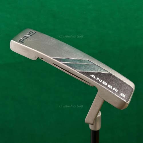 Ping 2024 Anser 2 Black Dot Raw Blast 33.25" L-Neck Putter Golf Club w/HC