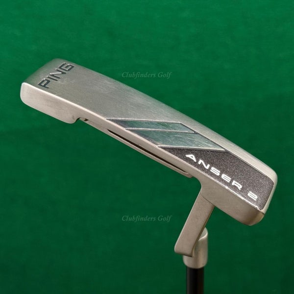 Ping 2024 Anser 2 Black Dot Raw Blast 33.25" L-Neck Putter Golf Club w/HC