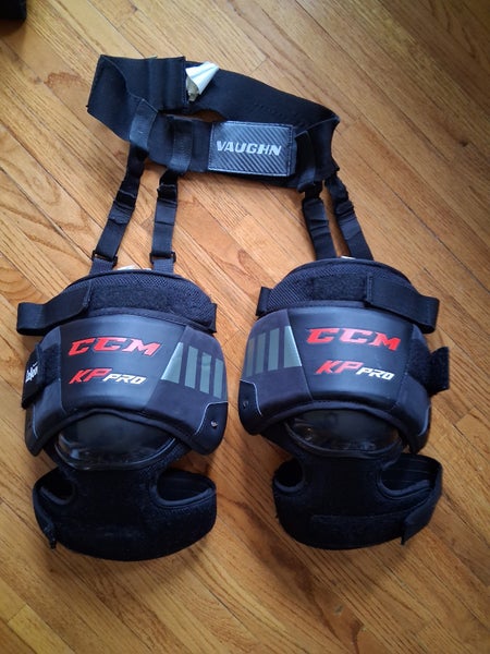 CCM KP Pro SR goalie hockey knee pads (Used)