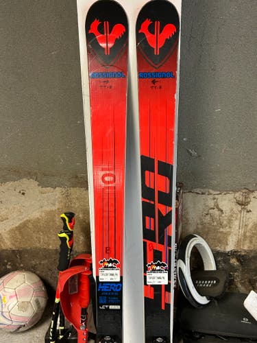 Racing 175 cm Rossignol Hero Athlete GS Skis Max Din 12 (Used)