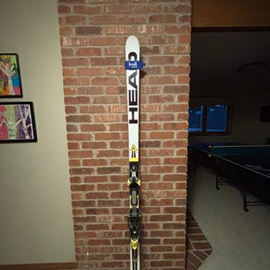 HEAD World Cup Rebels i.GS RD 195 cm Racing Skis With Bindings Max Din 18 (Used)