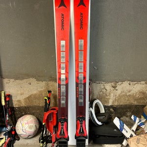 Women's 188 cm Atomic Redster FIS GS Skis With Bindings Max Din 16 (Used)